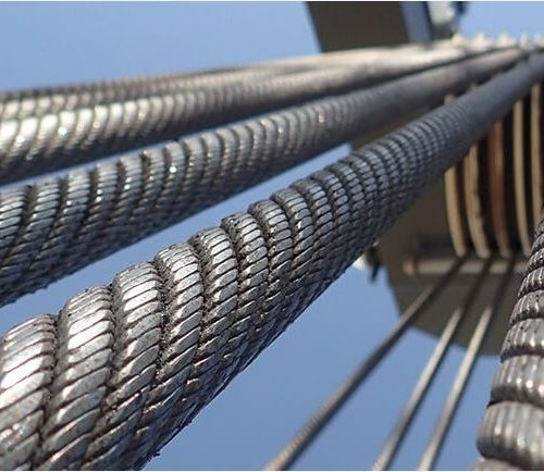 MHM TEUFELBERGER REDAELLI wire rope harbor crane