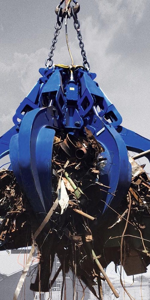 MHM PEINER orange peel grab metal scrap
