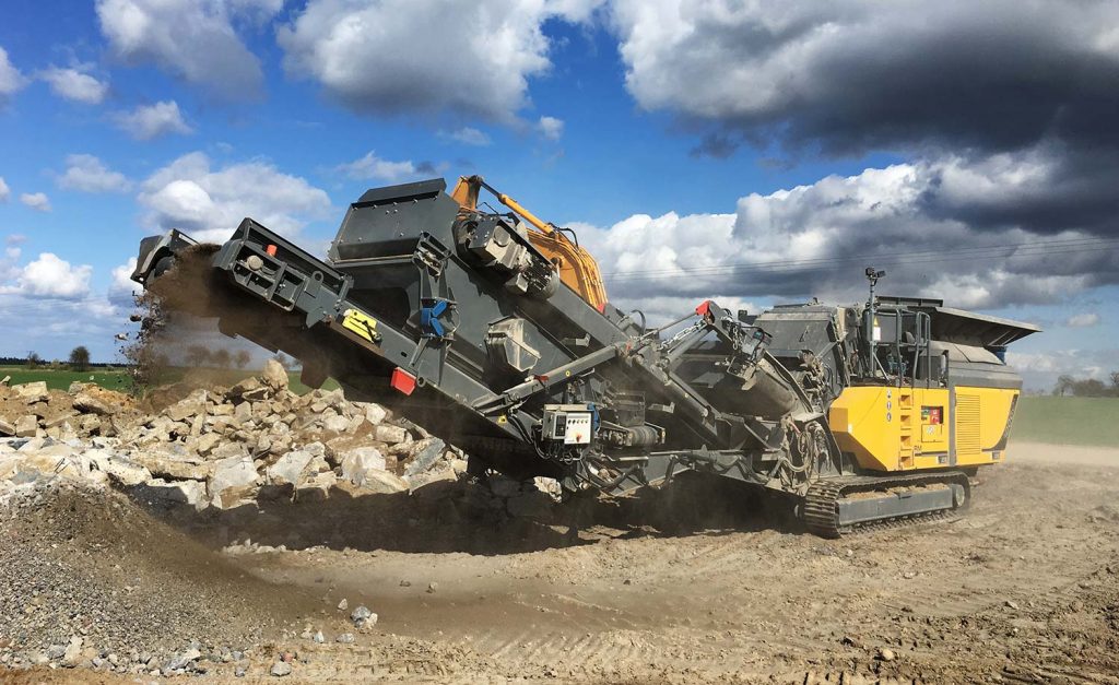 MHM new RM Rubble Master Compact Crushing RM100GO mobile crusher concrete