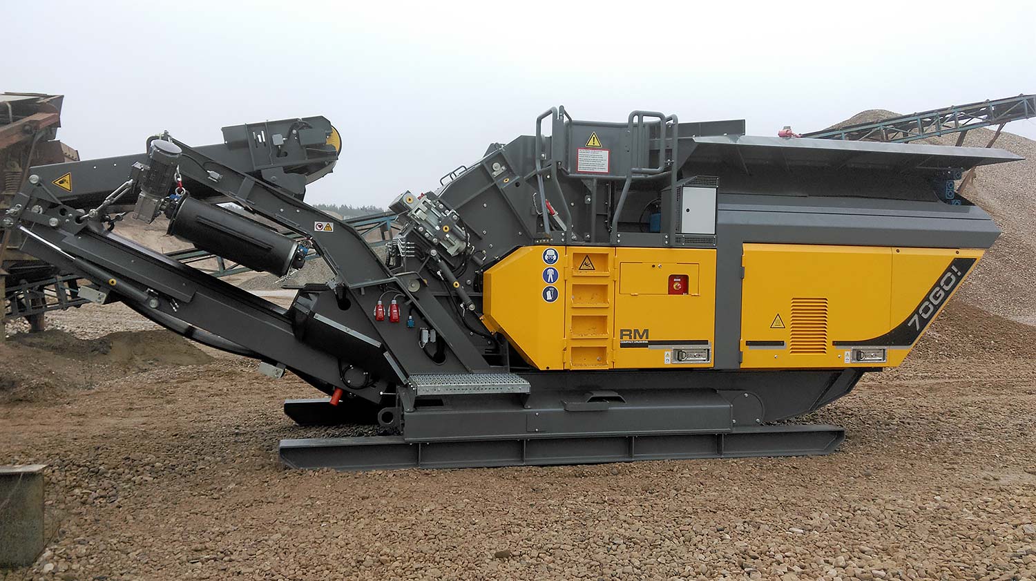 MHM new RM Rubble Master electric drive- RM70GO compact crusher