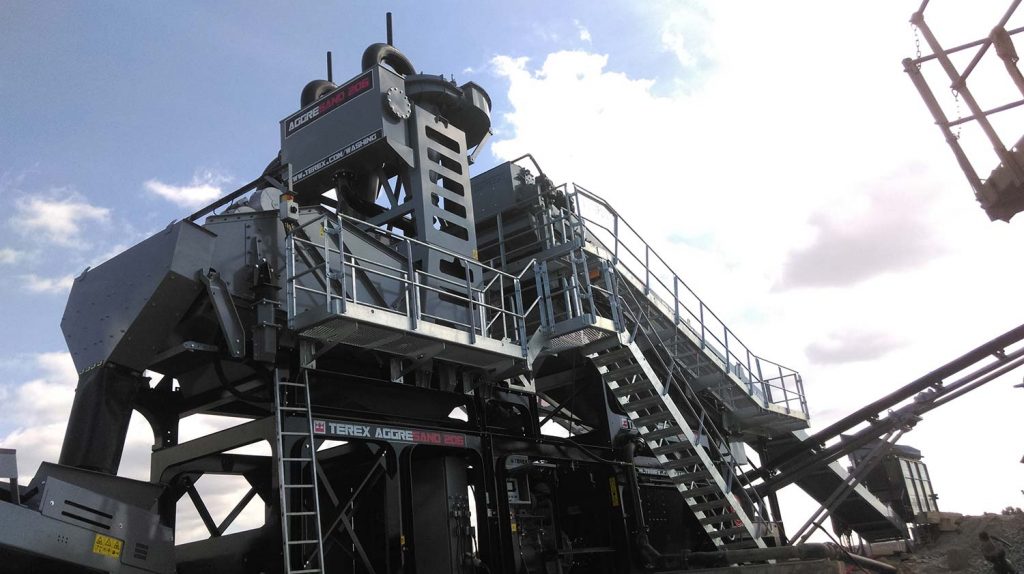 MHM new TWS Terex Washing Systems modular plant Aggresand 206 Lithuania