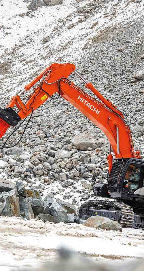 Hitachi Large Excavator ZX490LCH-6