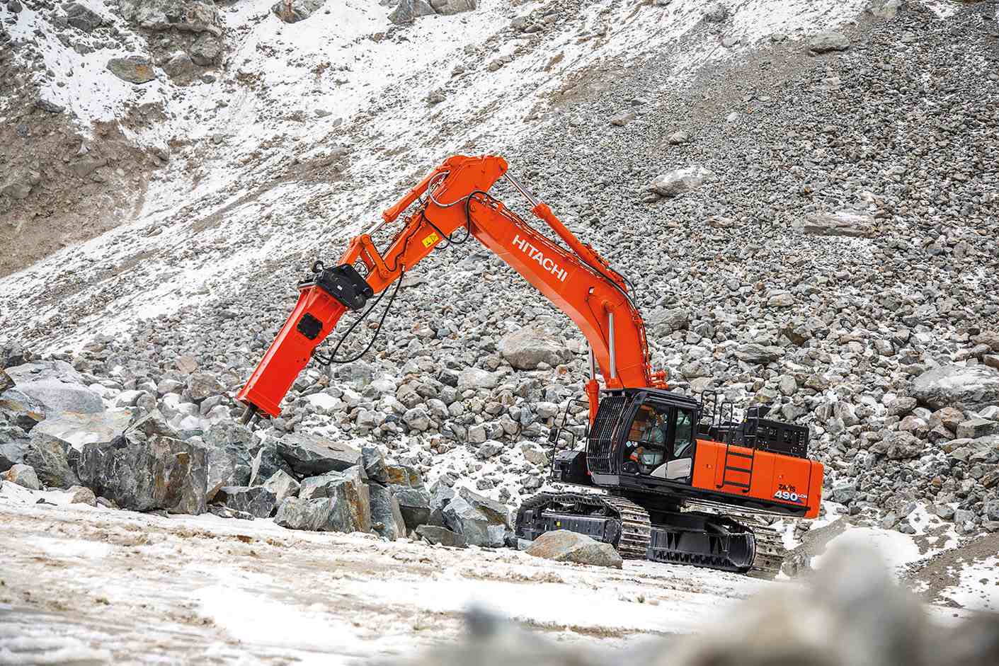 Hitachi Large Excavator ZX490LCH-6